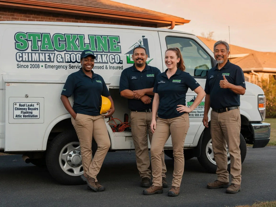 Chimney flashing repair company in Woodstock, OH
